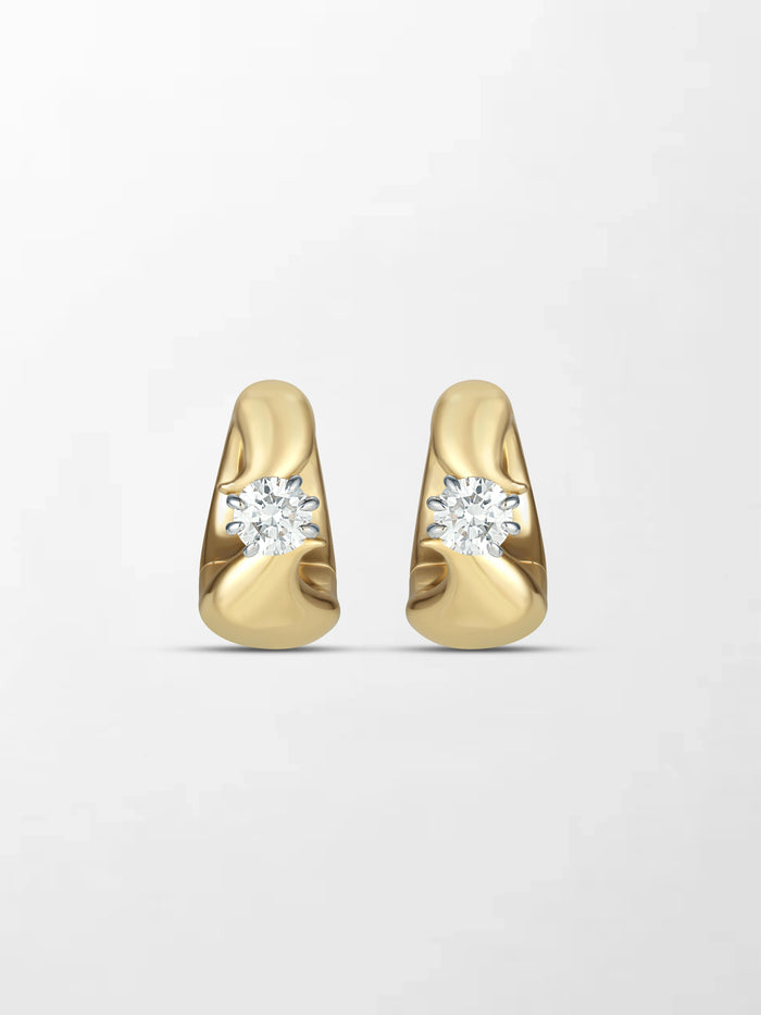 Solitaire Flick Earrings