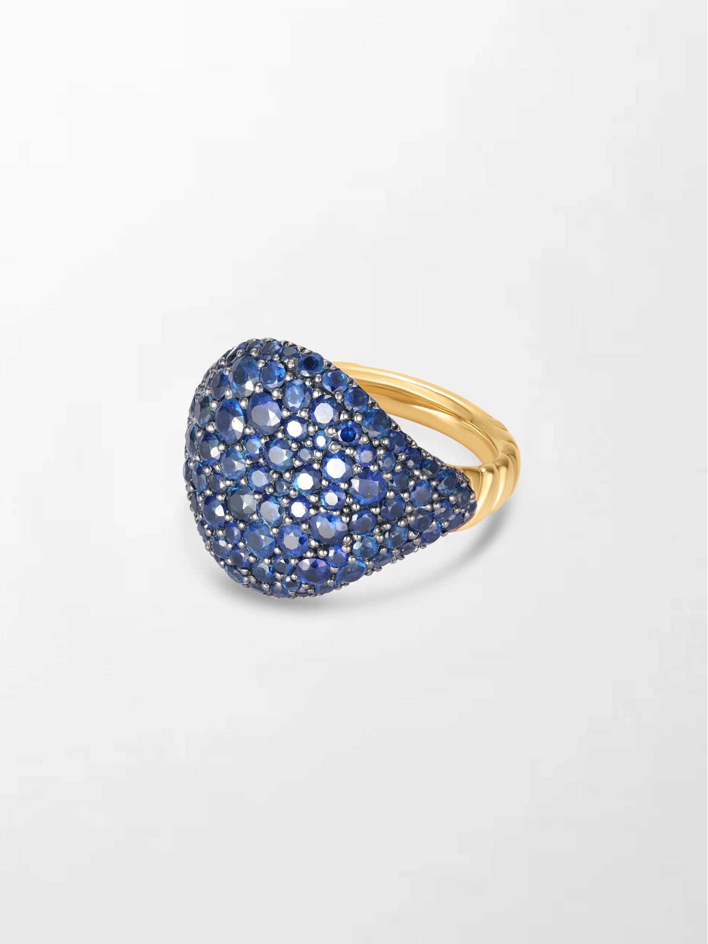 Sapphire Plush Ring