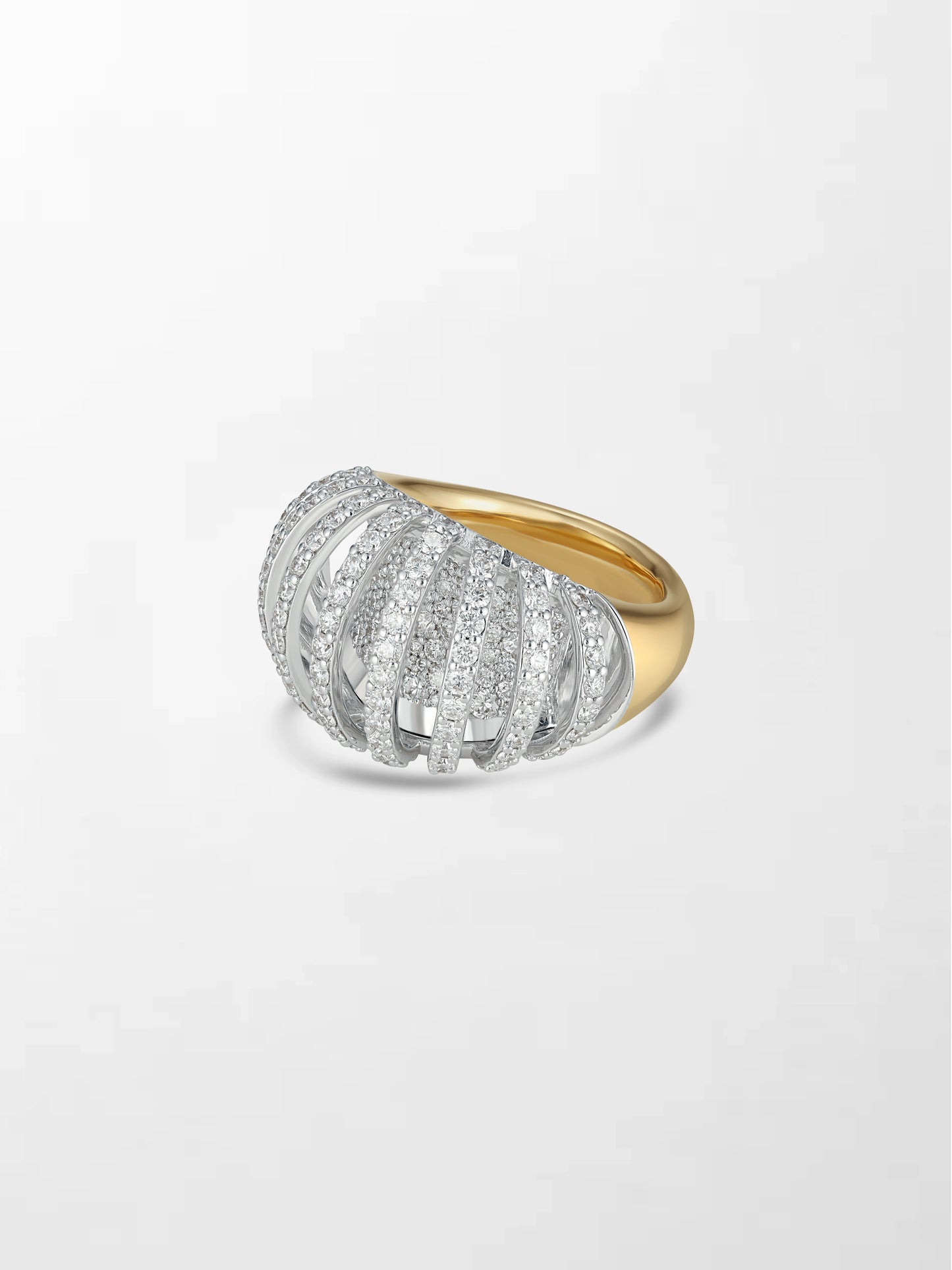 Tapered Diamond Ring