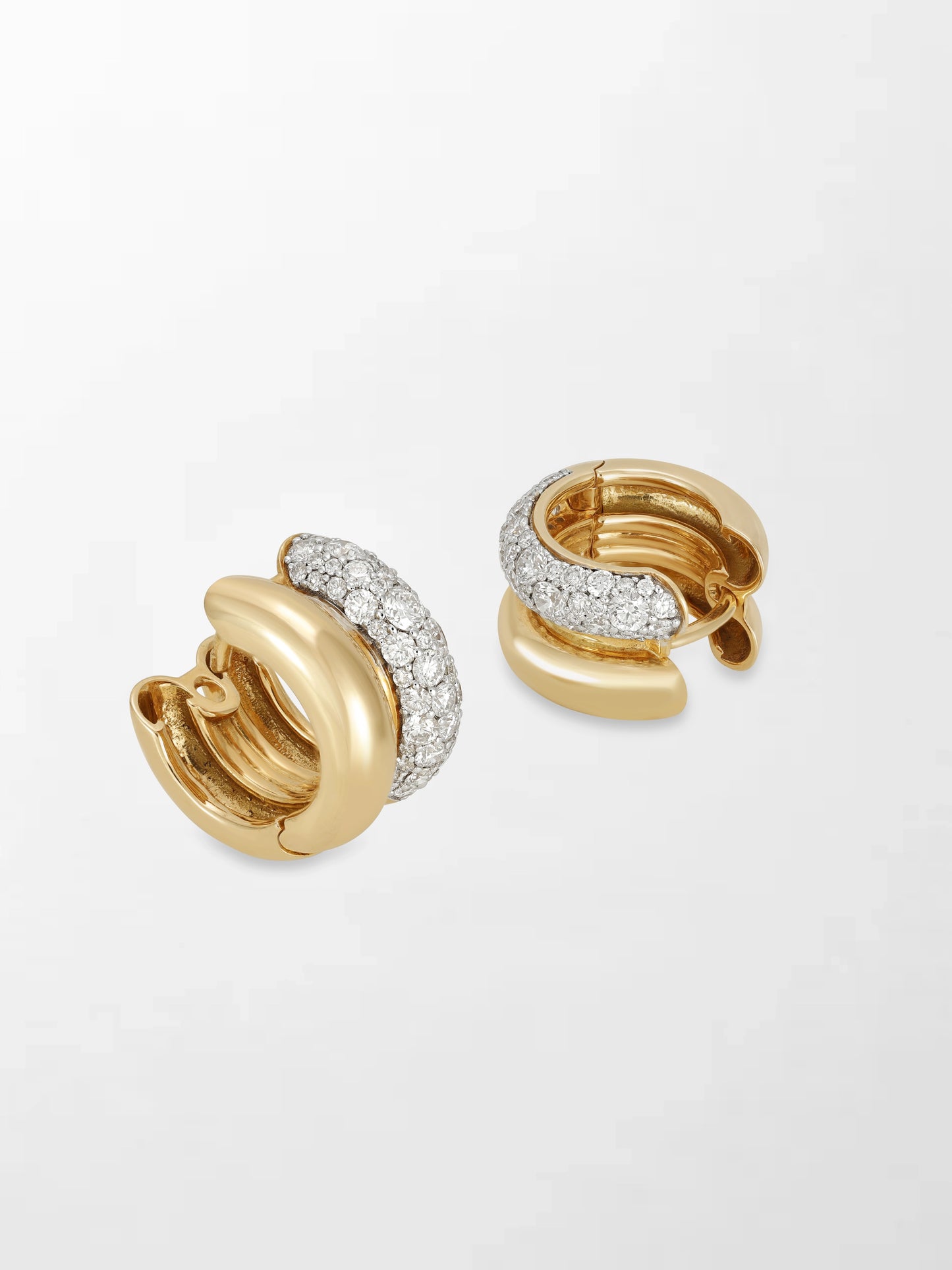 Duo Pavé Huggie