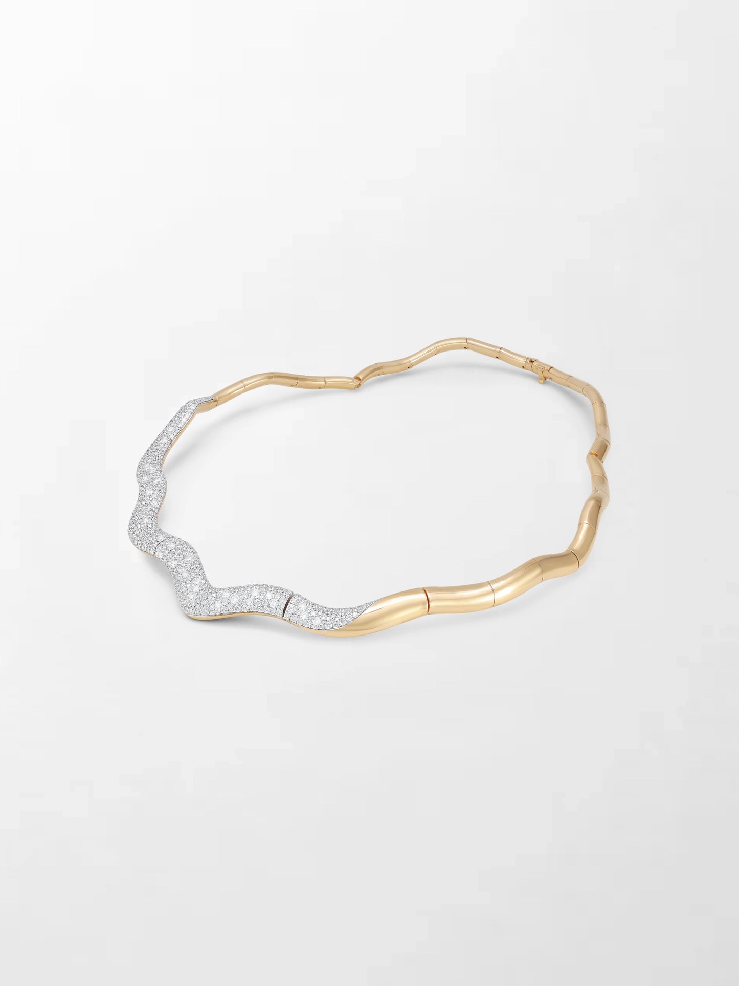 Wave Diamond Necklace