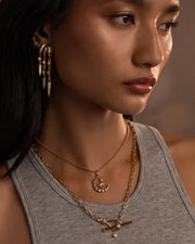 Starlit Moon Diamond Multiwear Pendant