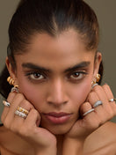 Pear Duo-Tone Ring