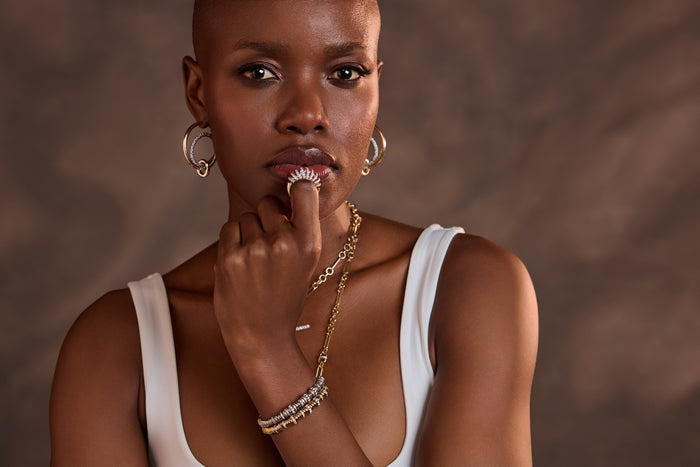 Gold Rondelle Bracelet