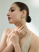 Gold Grooved Band