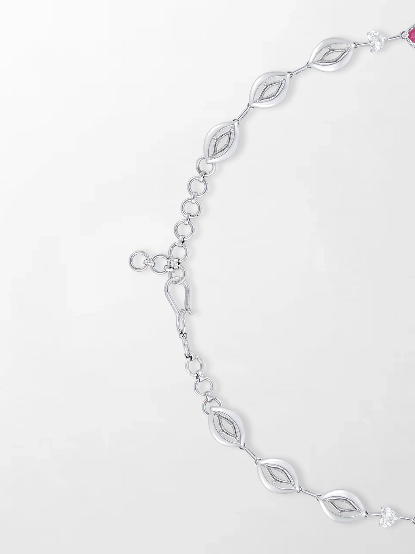 Scarlet Ruby & Diamond Necklace