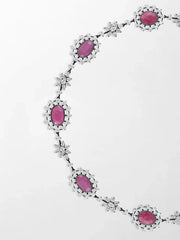 Black Rose Ruby Necklace