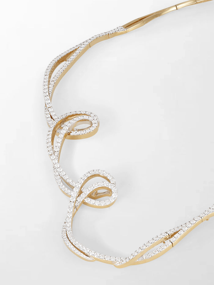 Twirl Wave Necklace