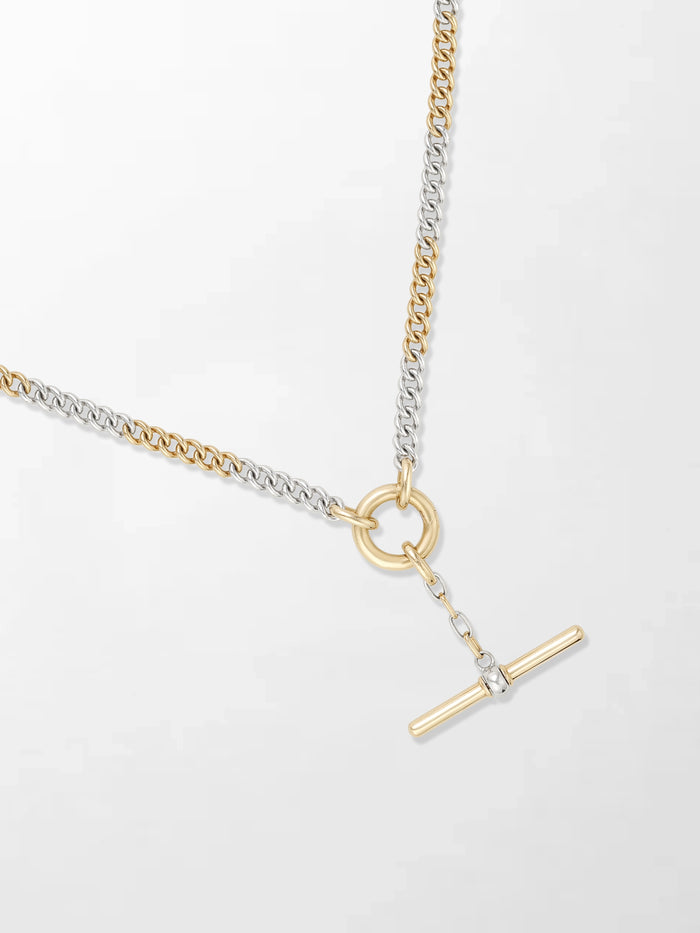 White and Gold T-Bar