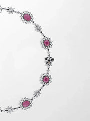 Black Rose Ruby Necklace