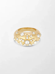 Pearl Reef Gold Ring
