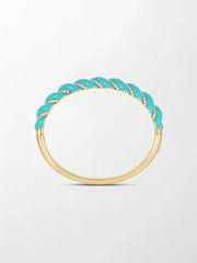 Turquoise Hinged Bracelet