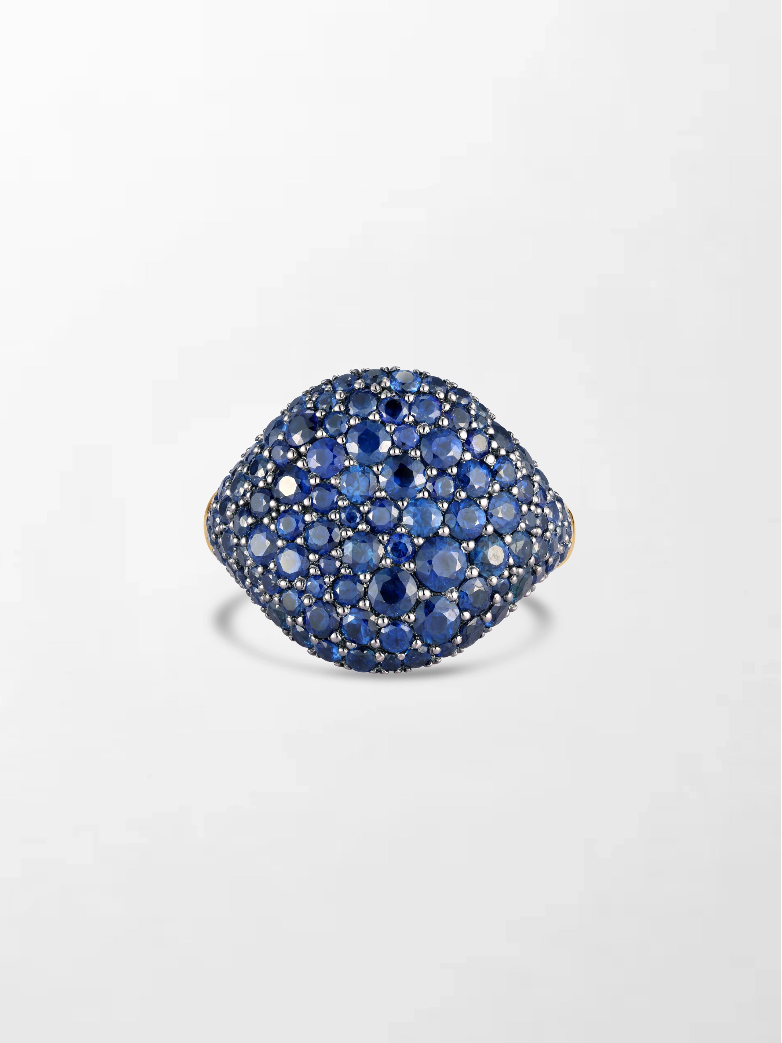 Sapphire Plush Ring