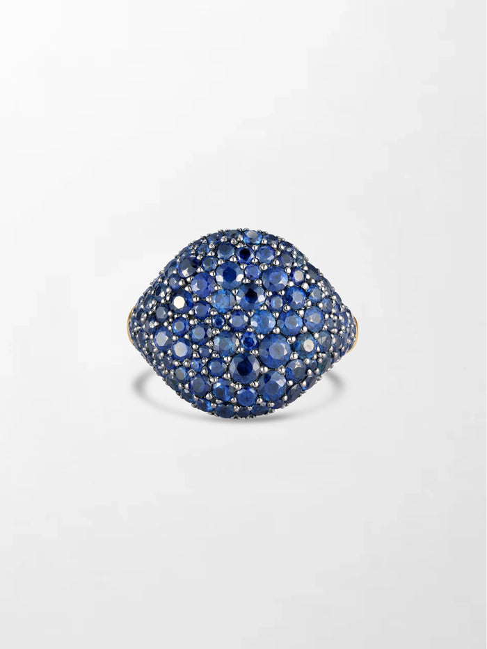 Sapphire Plush Ring