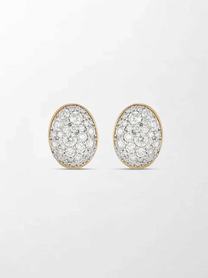 Diamond Curve Huggies