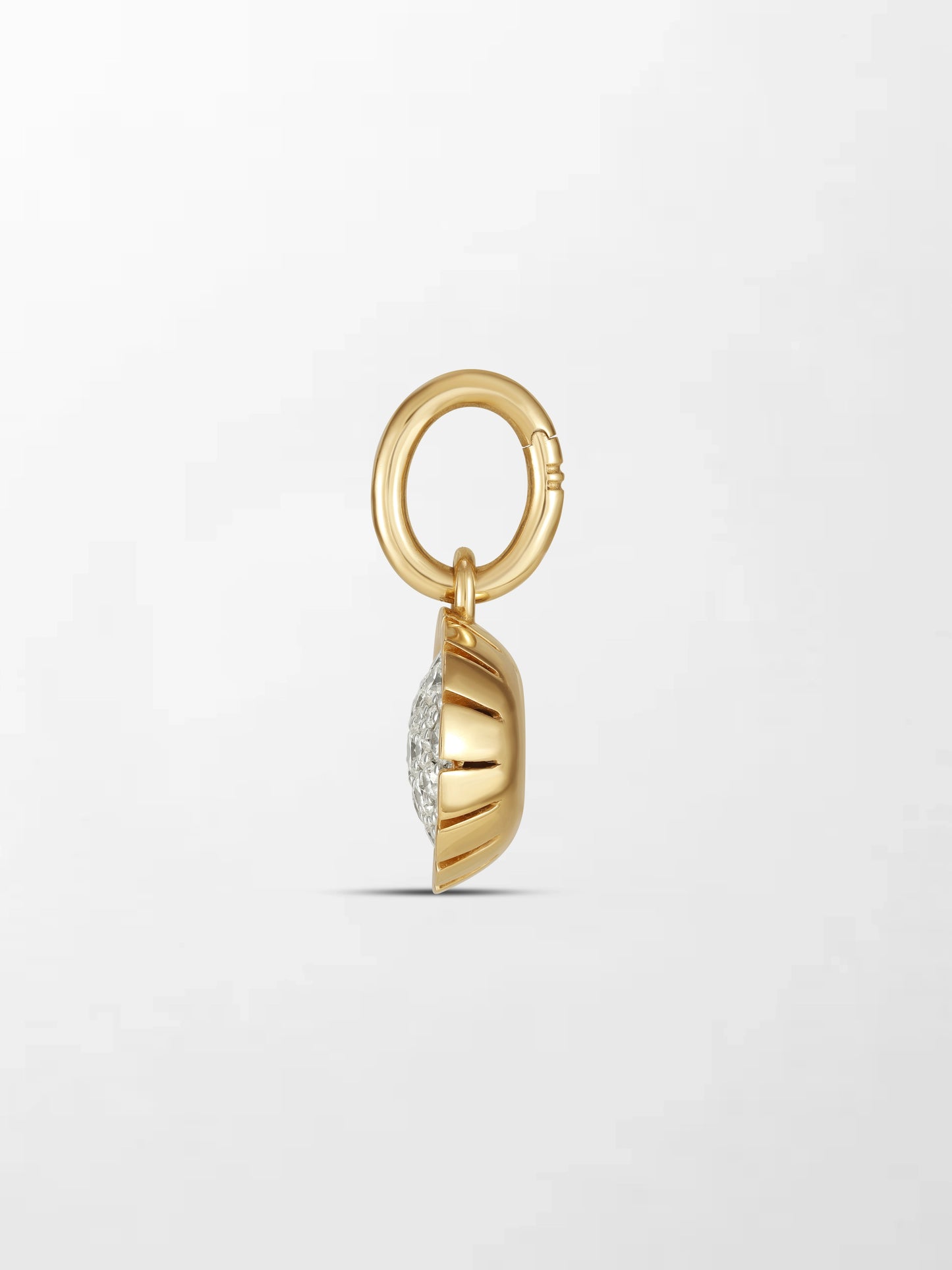 Split Bezel Pavé Pendant