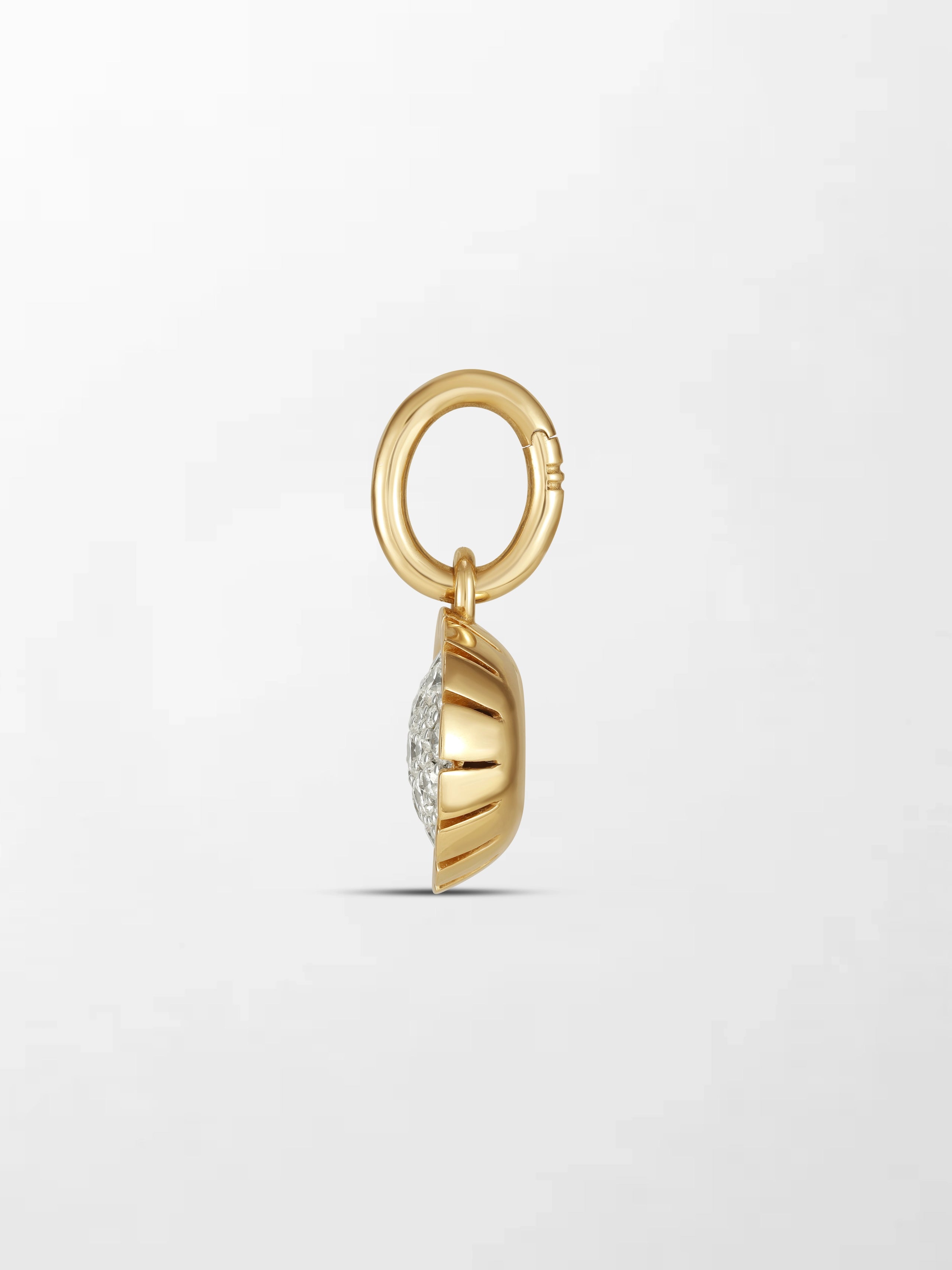 Split Bezel Pavé Pendant