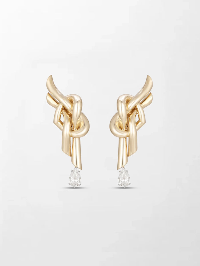 Heart Knot Earring