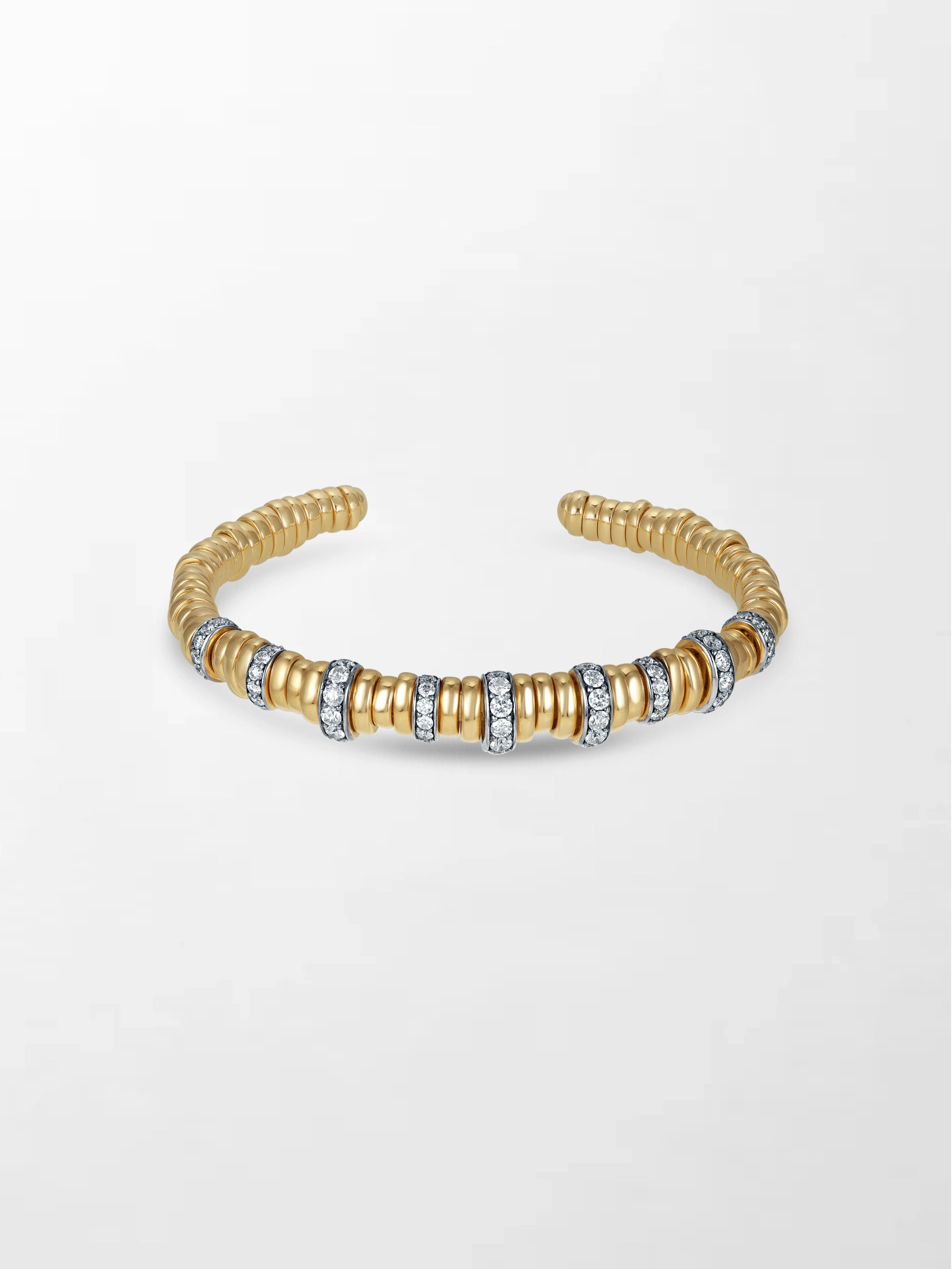 Gold Rondelle Bracelet