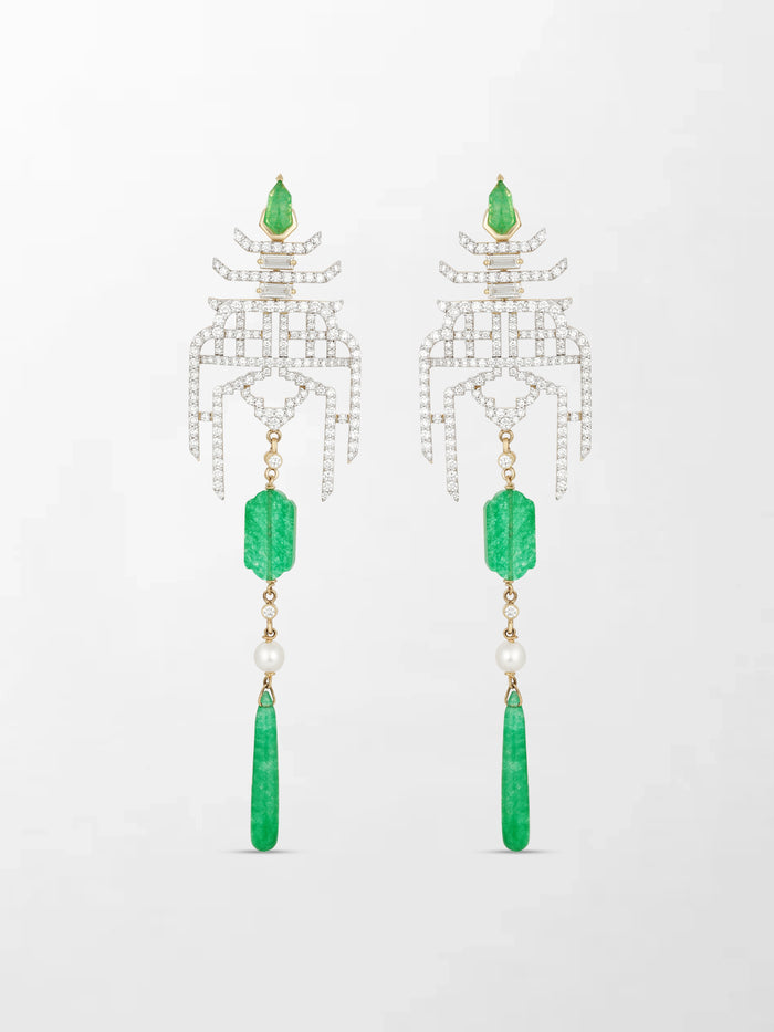 Moon Gate Chandelier Earring
