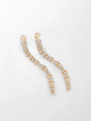 Floret Elongé Roundelle Earring