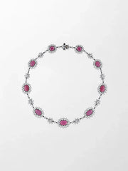 Black Rose Ruby Necklace