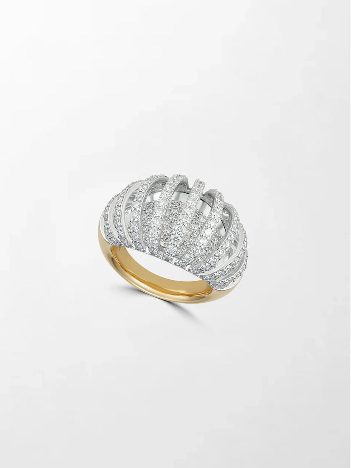 Tapered Diamond Ring