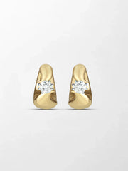 Solitaire Flick Earrings