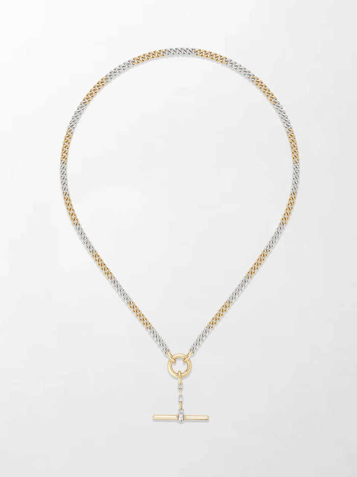 White and Gold T-Bar