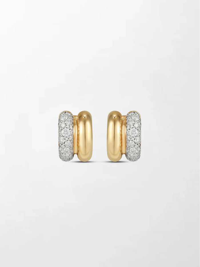 Duo Pavé Huggie