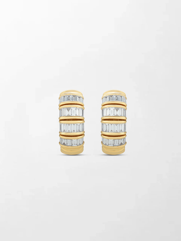 Baguette Hinge hoops