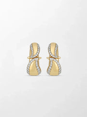 Edge Diamond Flick Earrings