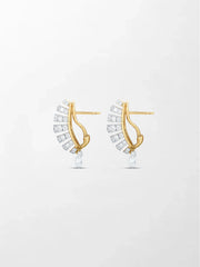 Grid Diamond Earring