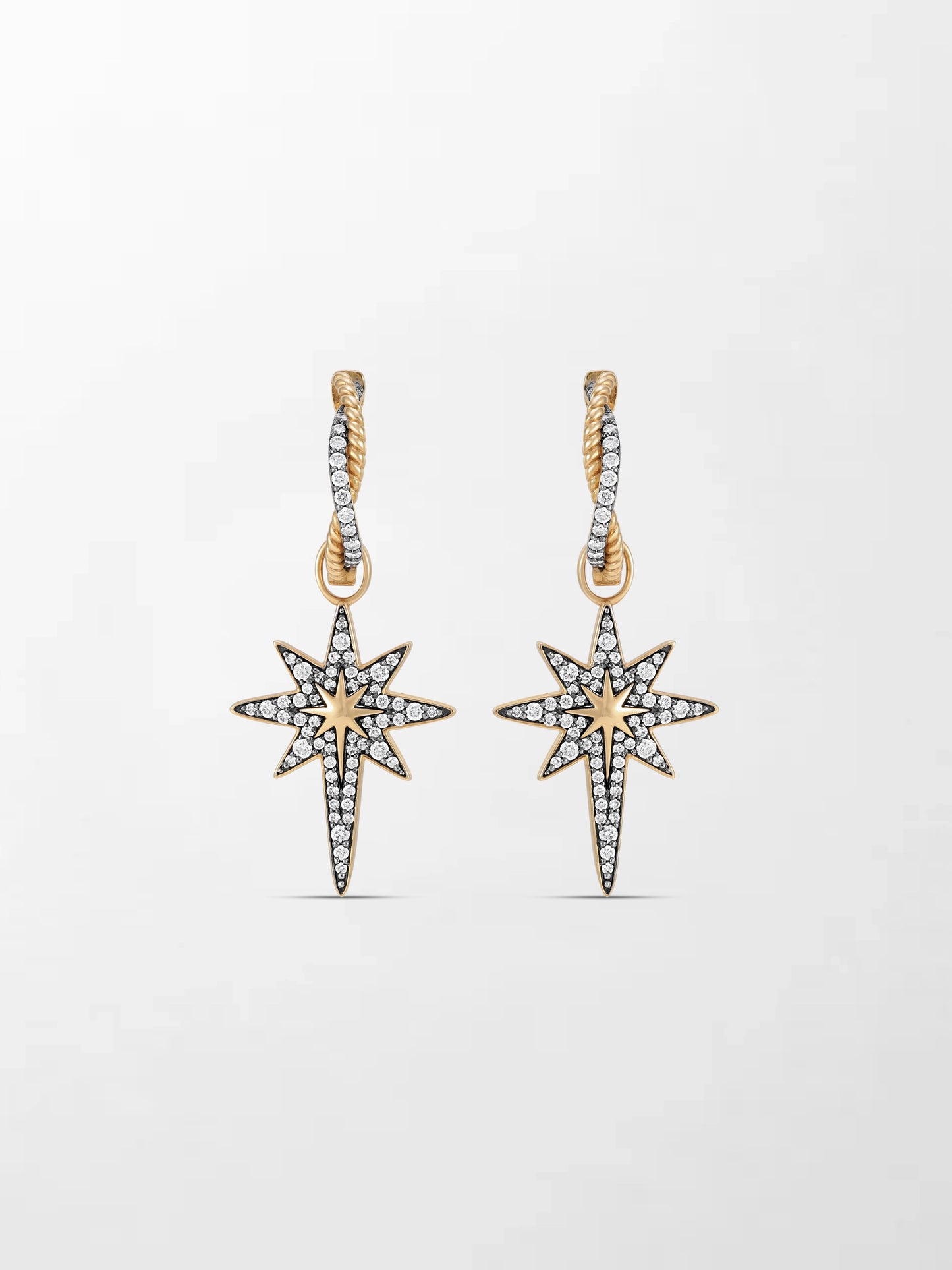 Victorian Star Drop Earrings