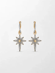 Victorian Star Drop Earrings