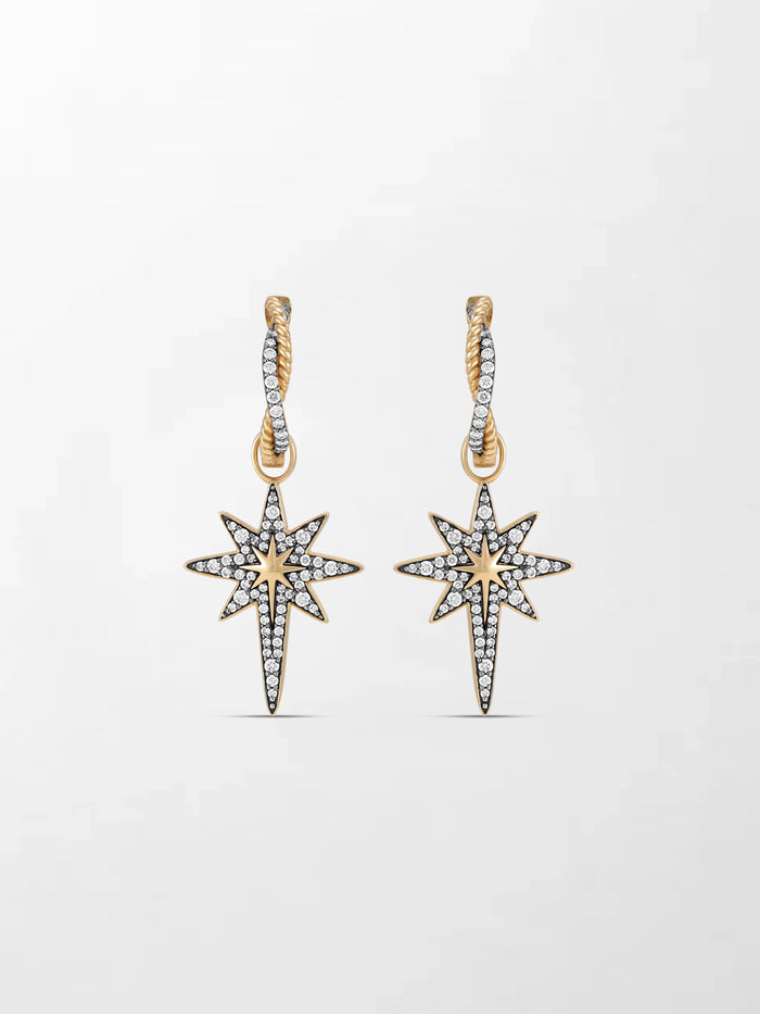 Victorian Star Drop Earrings