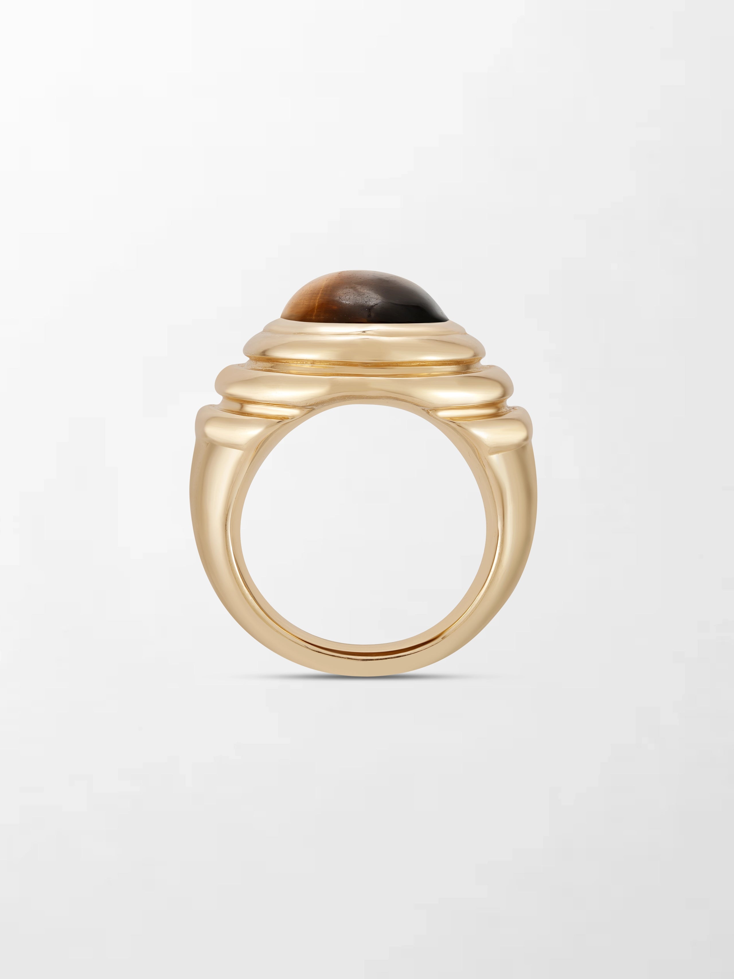 Tiger's Eye Gold Ring