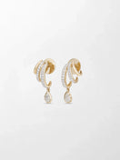 Drop Claw Diamond Earrings