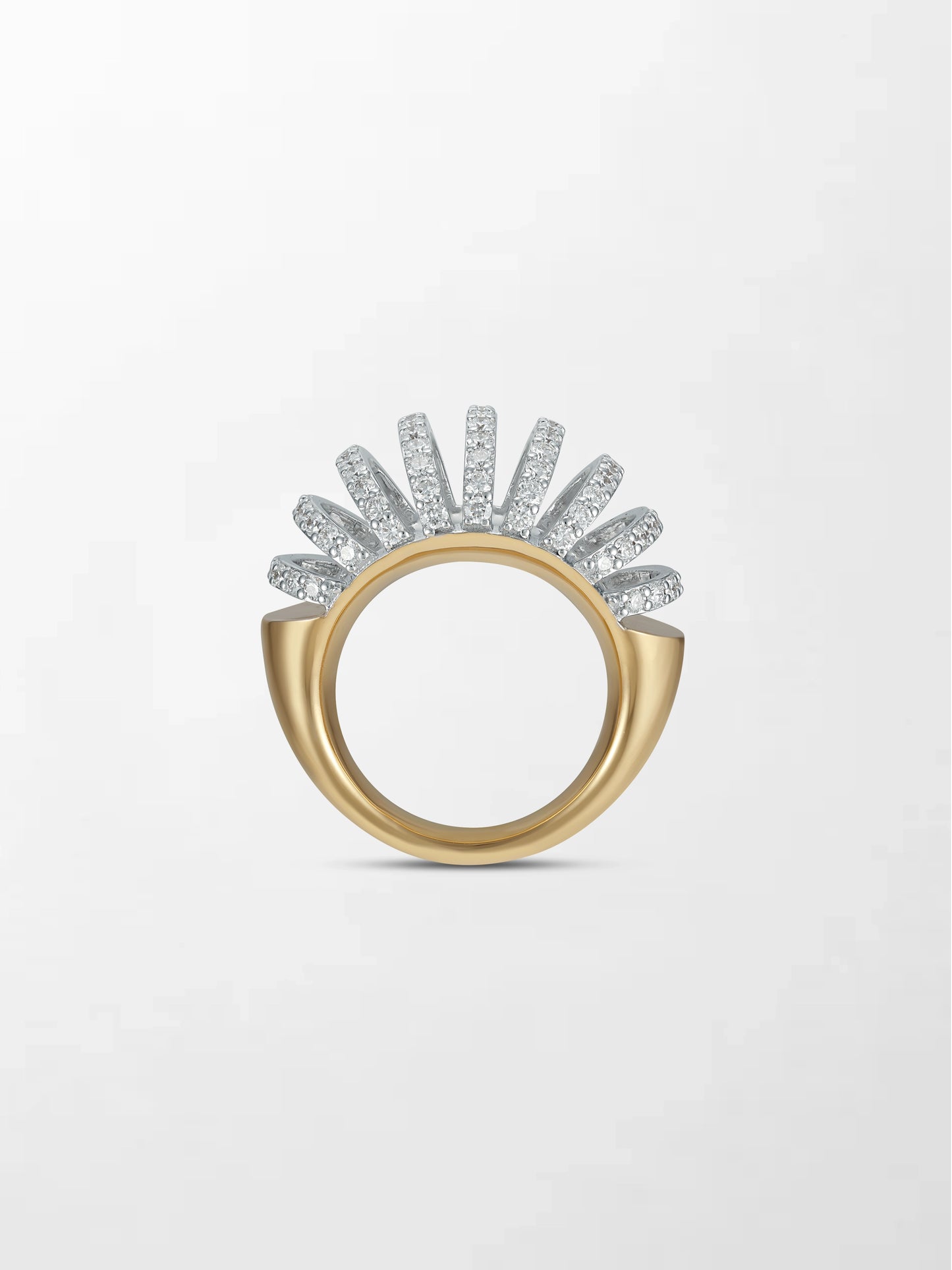 Tapered Diamond Ring