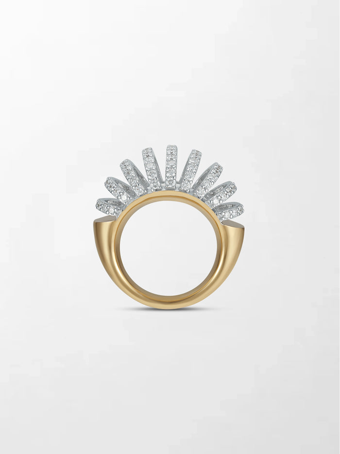 Tapered Diamond Ring