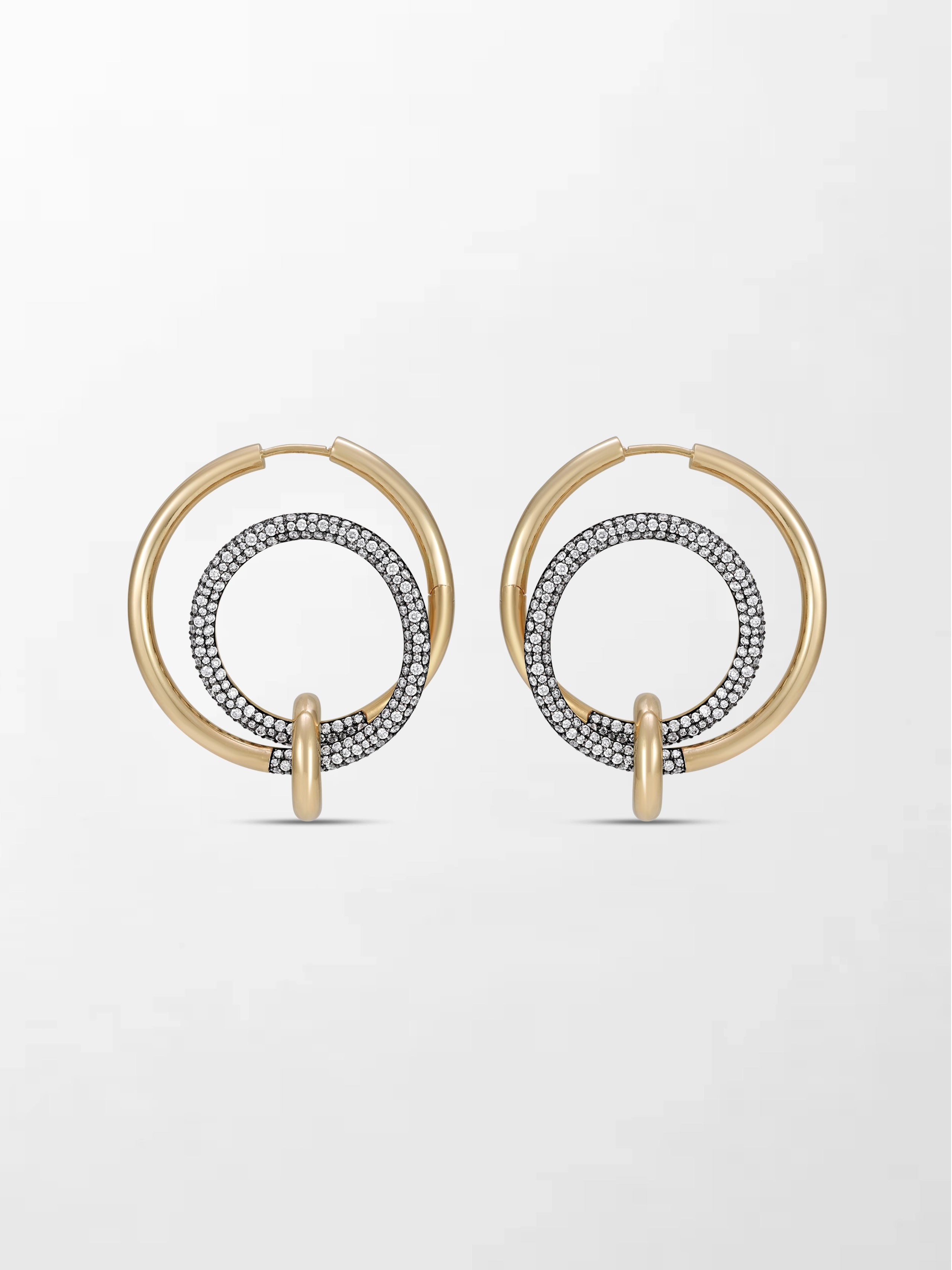 Hoop Drop Earrings