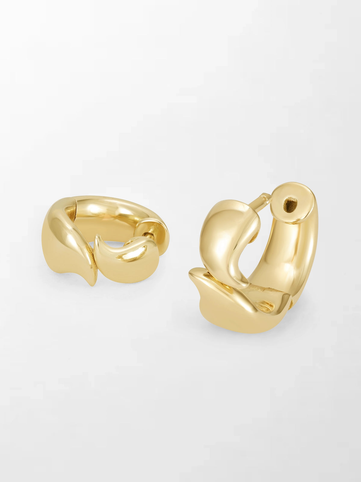 Baby Gold Flick Earrings