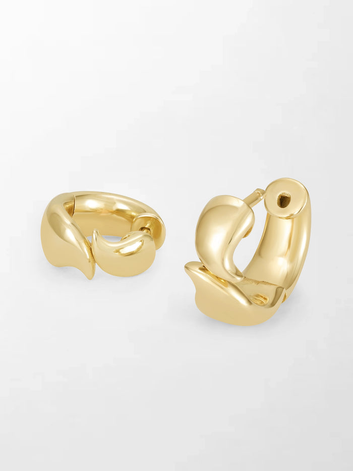 Baby Gold Flick Earrings
