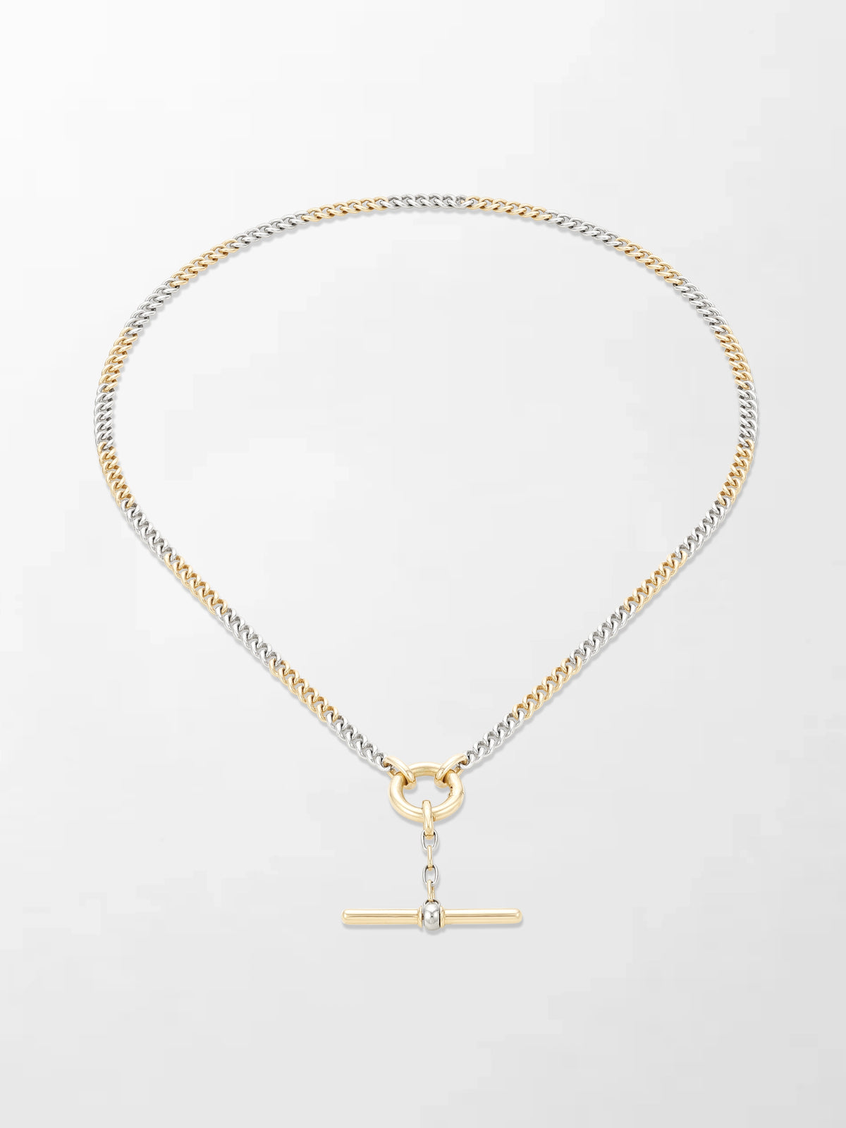 White and Gold T-Bar