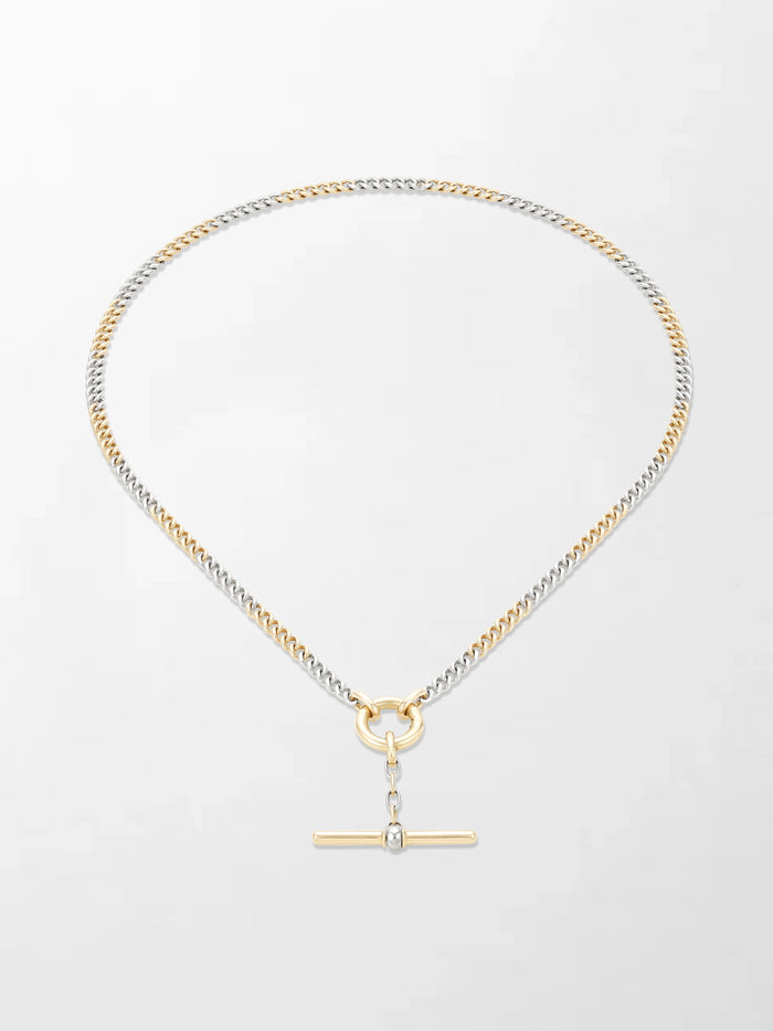 White and Gold T-Bar