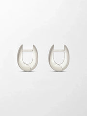 White Gold Curve Huggies