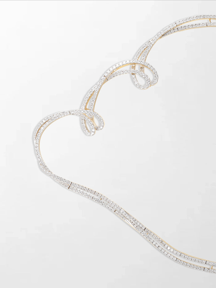 Twirl Wave Necklace