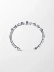 Snow Rondelle Stack Bracelet