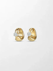 Solitaire Flick Earrings