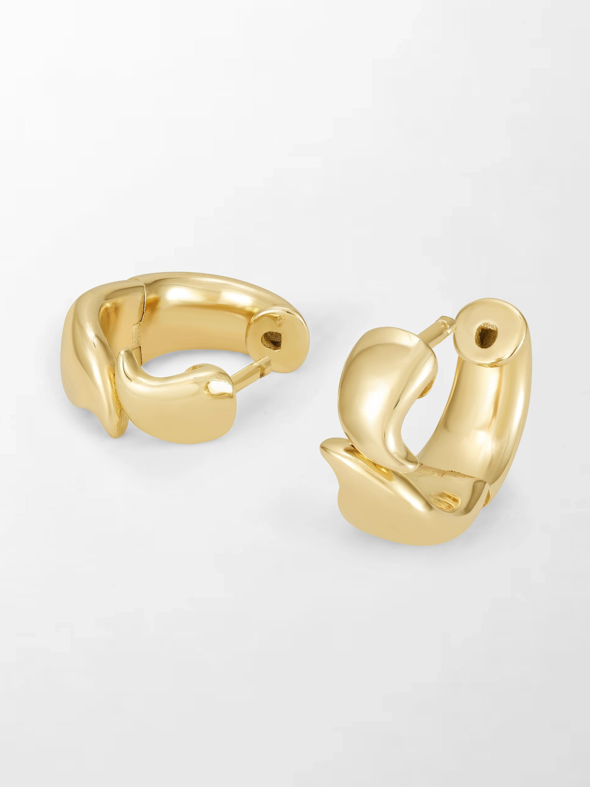 Baby Gold Flick Earrings